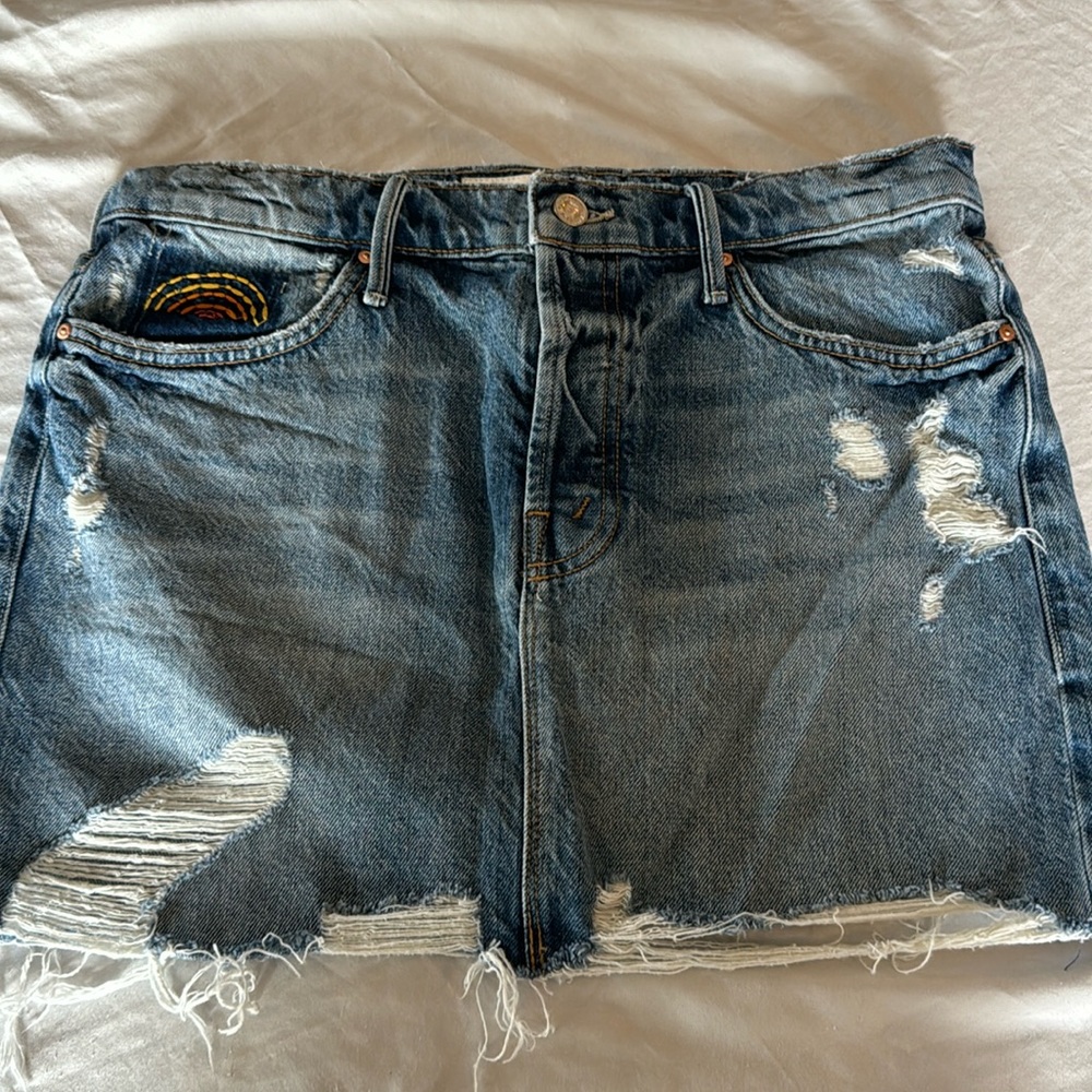 Mother Brand (Superior Denim) Denim Skirt Size 27